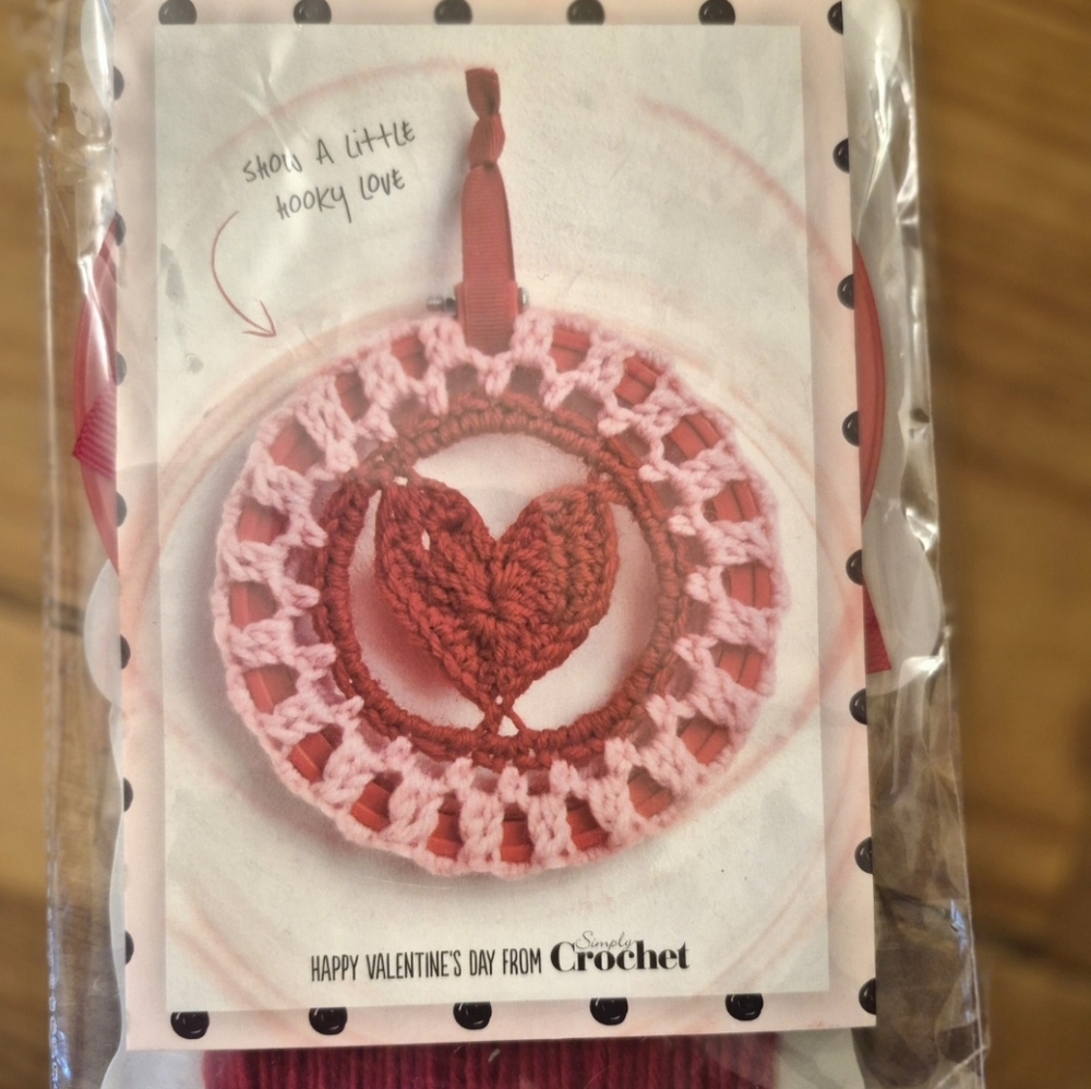 Crochet Heart Ornament
